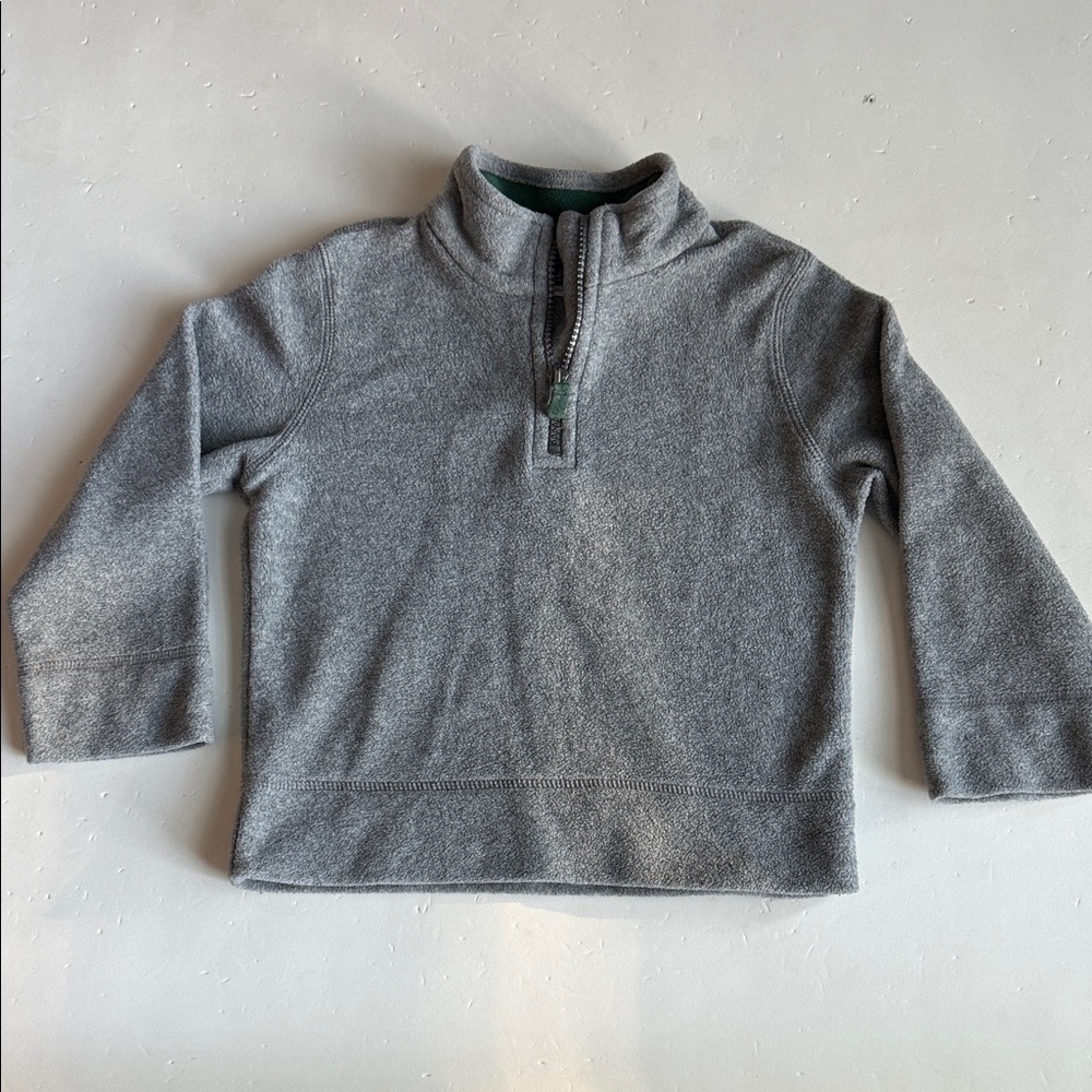 Carter’s Fleece Quarter-Zip Pullover Gray Boys 3T